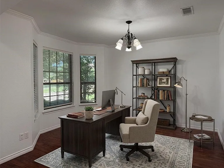 Virtually Staged. Or a perfect home office.
