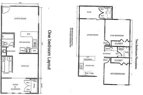 Floor plan 1 Bed Premier