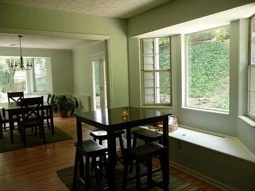breakfast nook and dining room