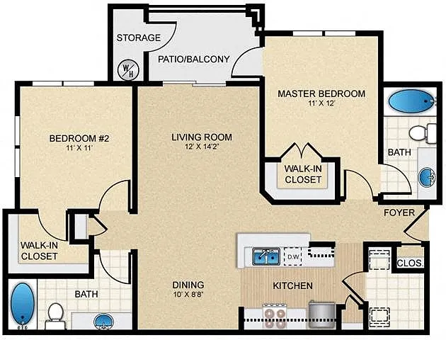 Floor plan Carson
