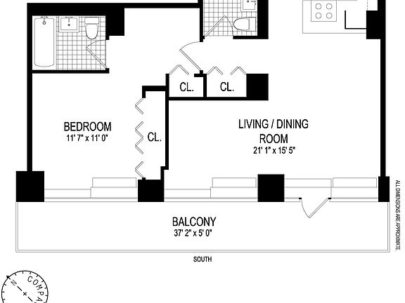 2nd image of 450 W 17th St APT 1405
