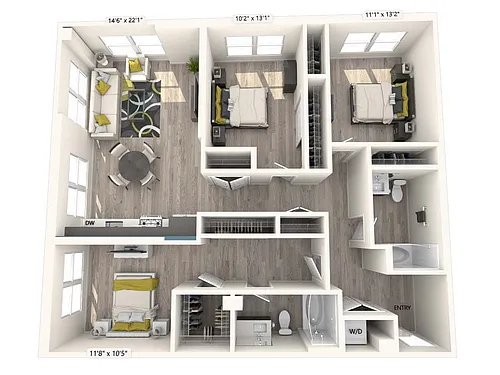 Floor plan 217