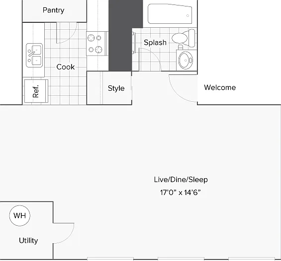 Studio - Dean - Falmouth Floorplan Studio - Dean - Falmouth Floorplan