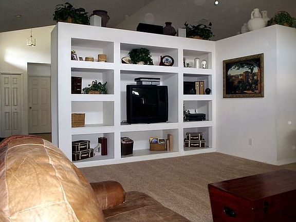 Built in Ent Cntr. wired for surround sound