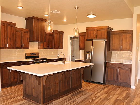 Kitchen, with range hood, gas stove and large pantry