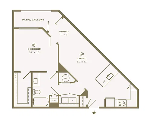 Floor plan Hedgerow