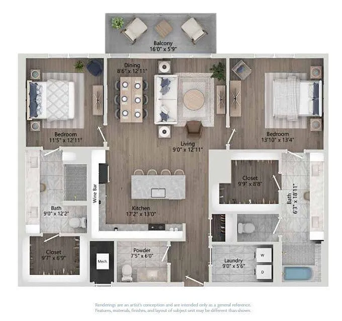 Floor plan B2