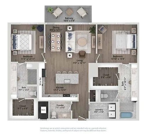 Floor plan B2