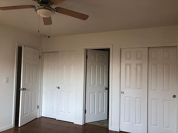 Master bedroom has two large closets and adjoining bathroom.