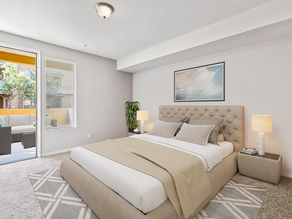 Spacious Bedroom with walk-in closet and private balcony!