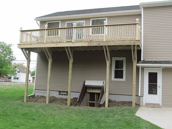 Rear Deck off of 2nd floor Room