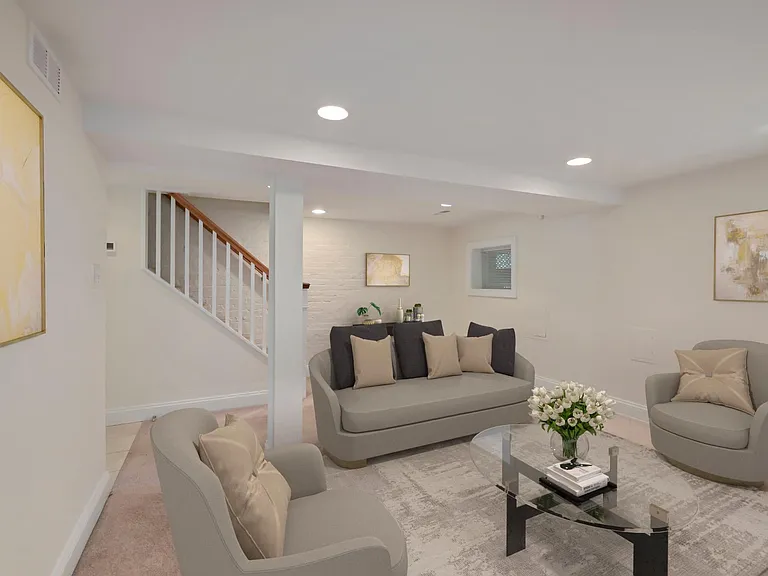 Lower level rec room