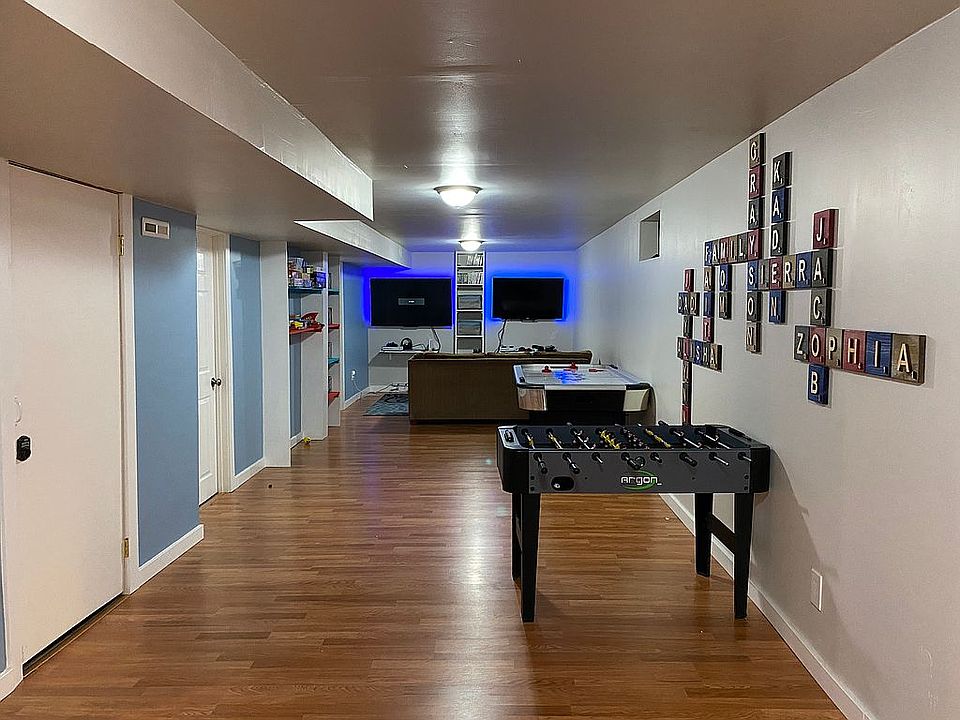 Basement rec room