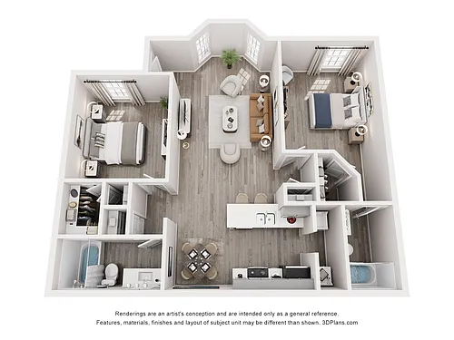 Floor plan B3T