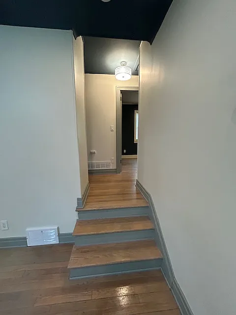 Stairs to bedrooms and first floor bathroom