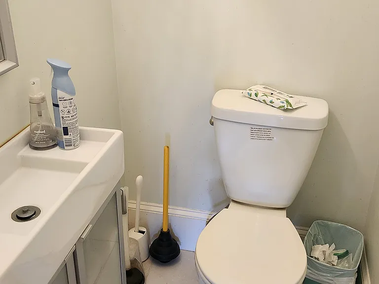 one of the 1.5 bathroom