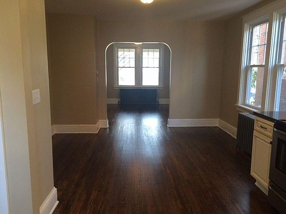 view from kitchen to front room
