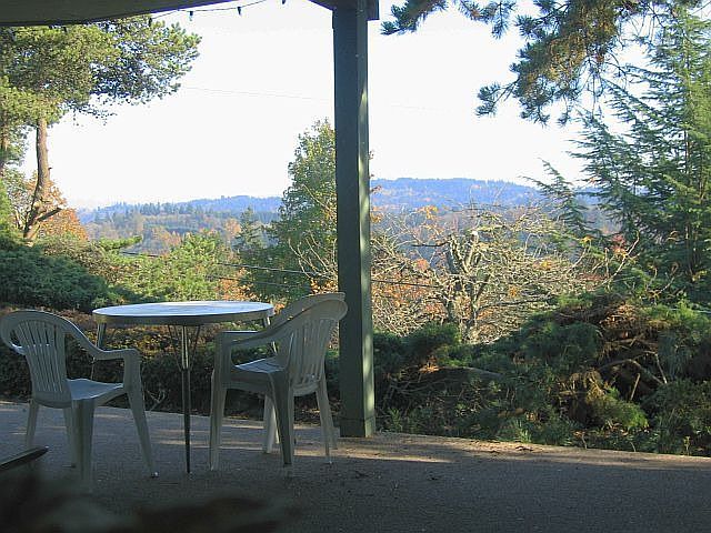 Endless views from patio