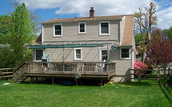 Back of House with Oversized Deck