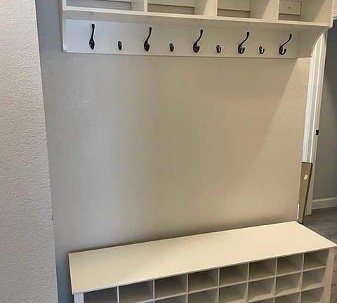 Mudroom by garage