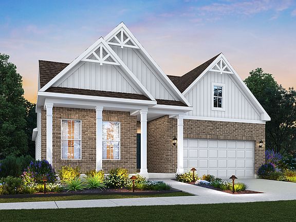 Melville - Elevation B Optional Coach Lights and Full Brick