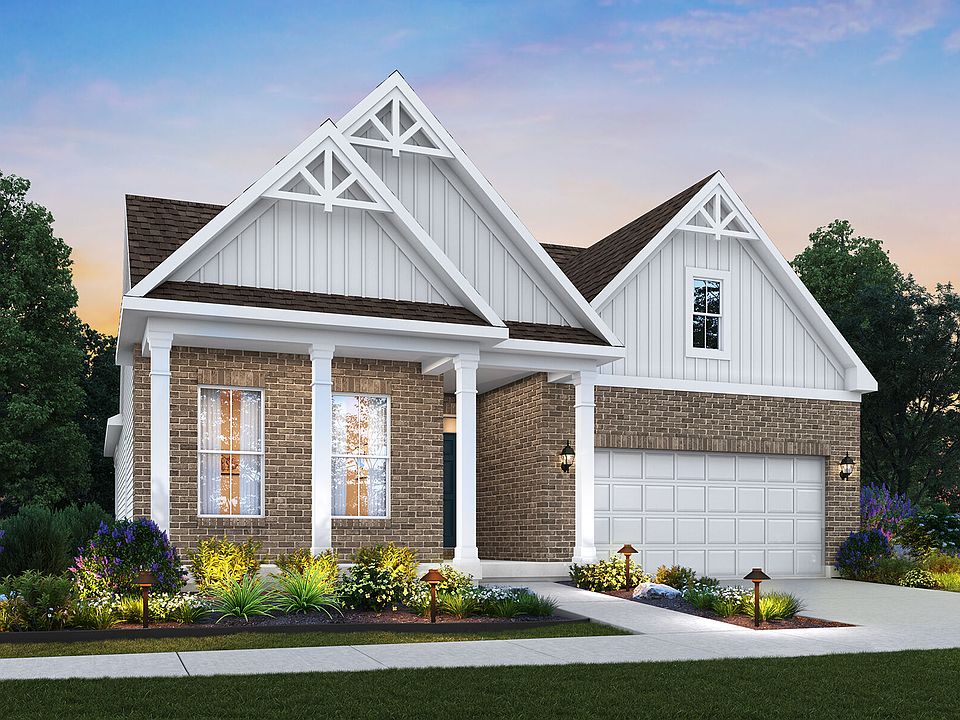 Melville - Elevation B Optional Coach Lights and Full Brick