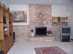 Fireplace in Family Rm