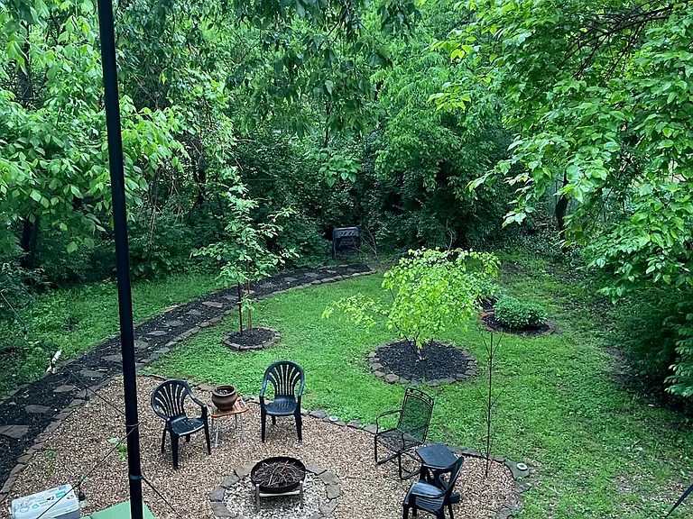 View from deck
