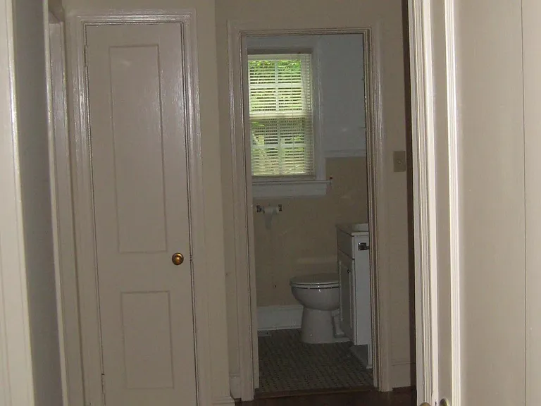 Hall from the front looking toward the bathroom