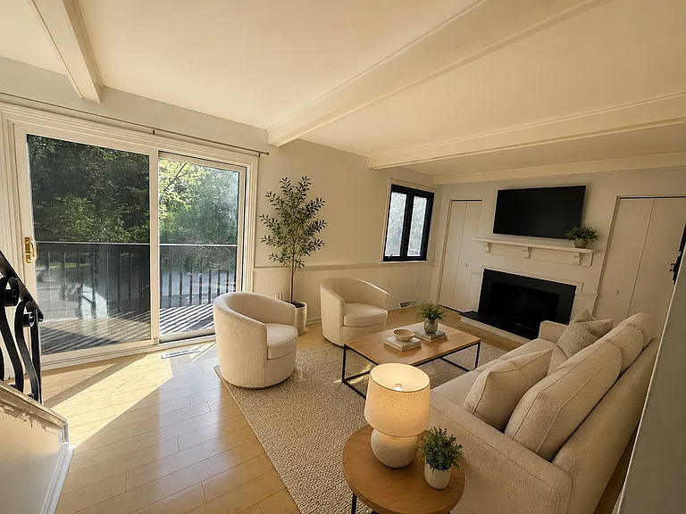 Family Room with fireplace (furnished)