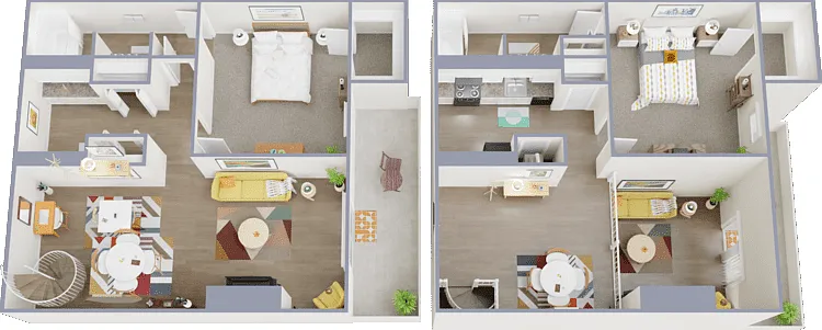 2x2 Floorplan Diagram