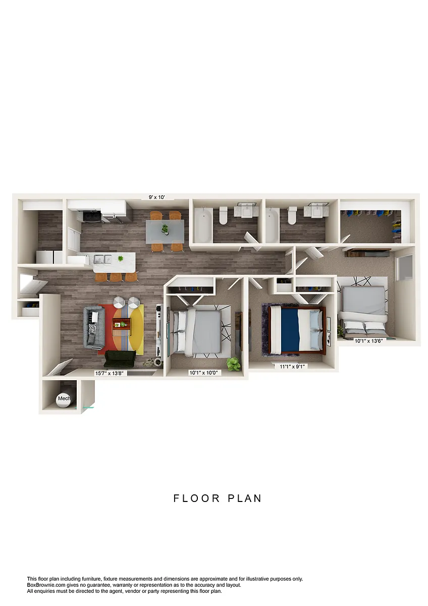 Floor plan Elm *Newly Renovated Homes
