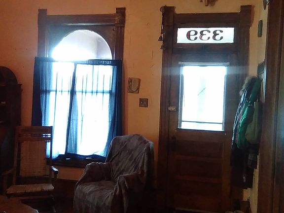 Entry way in living room.