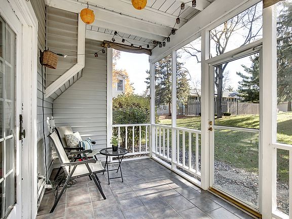 Screened in porch