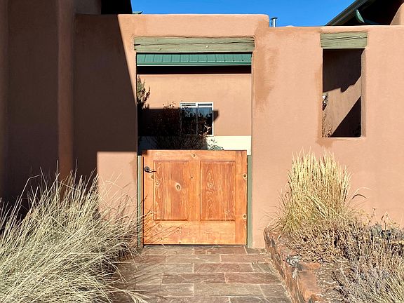 The entry gate to the front courtyard