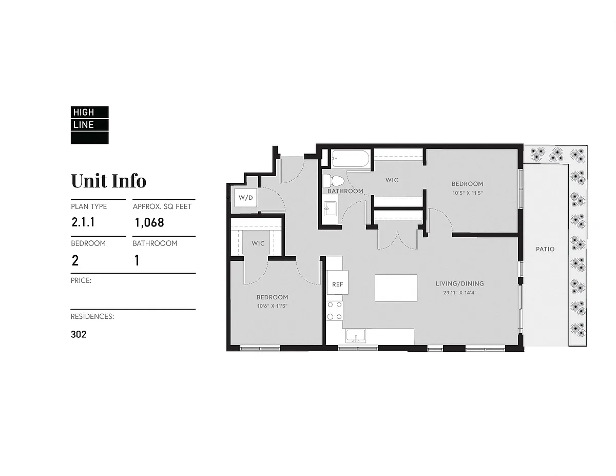 Floor plan HL2.1.1