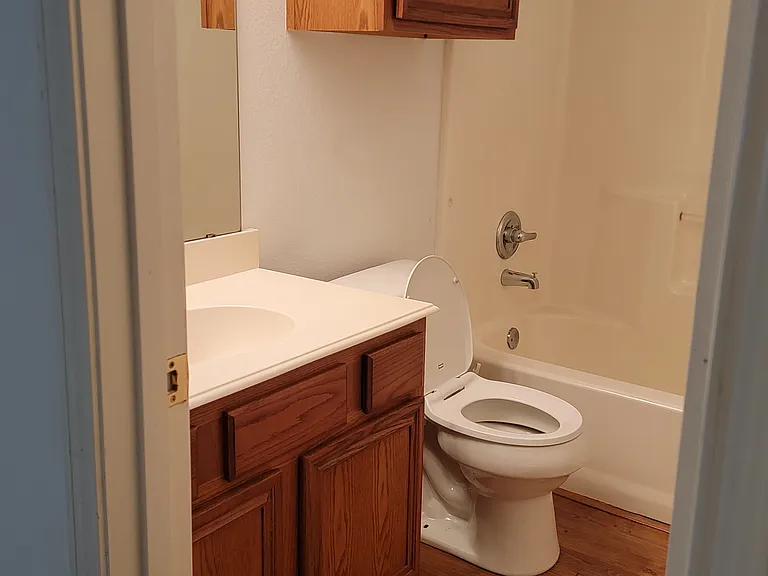 Guest bathroom between Bedroom 1 and 2