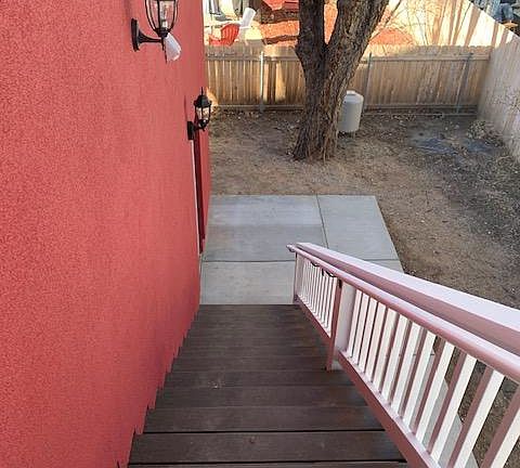 Stairway down from your house