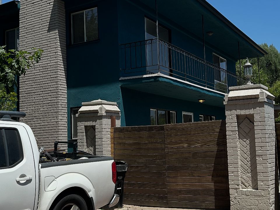 Benton Way street view of front house (this listing)