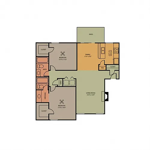 Floor plan Liberty