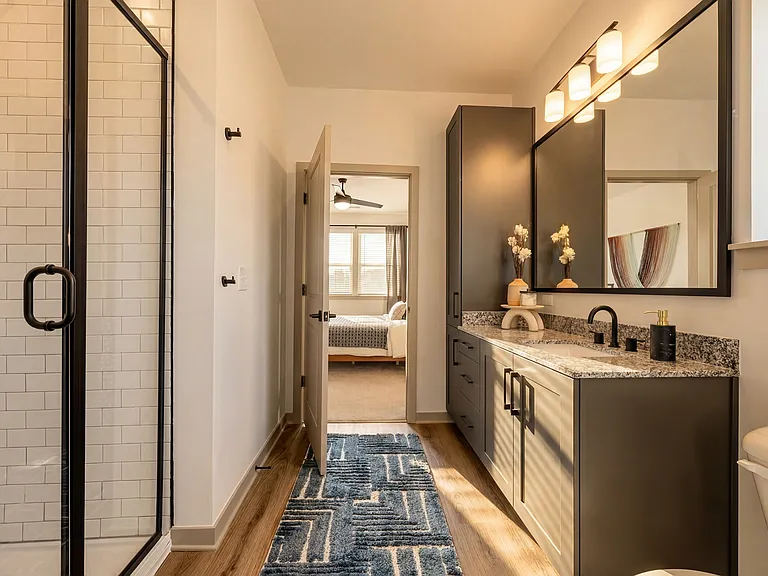 Luxe Bathrooms at Archer Eastfield Station Apartments