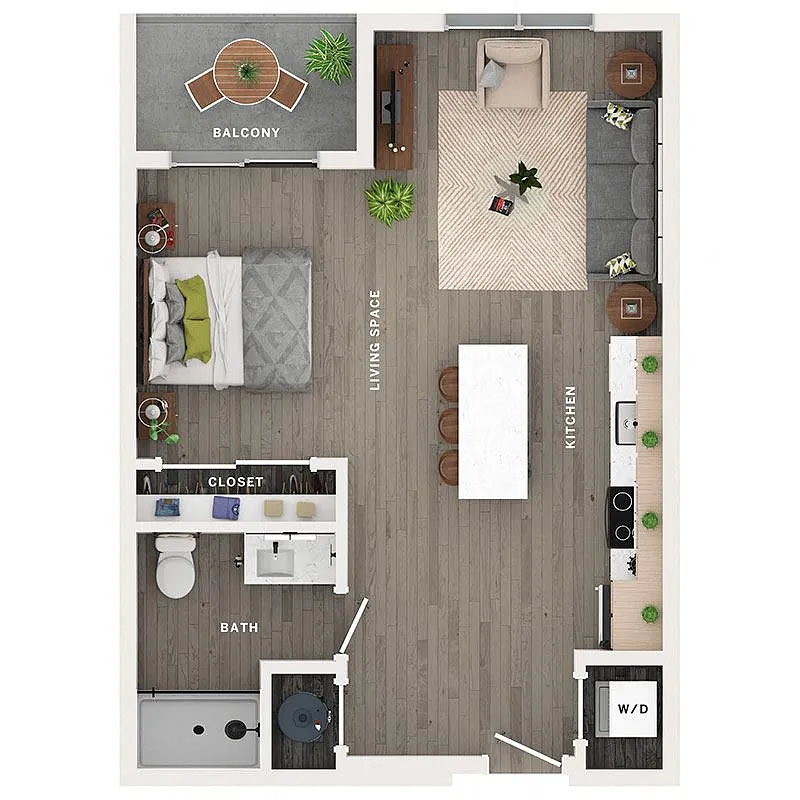 Floor plan S1 - Studio