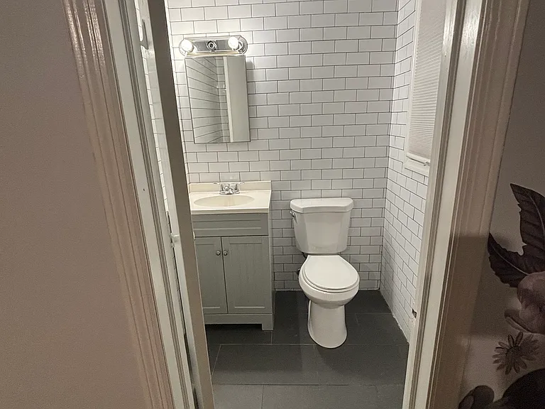 Half bath in bedroom