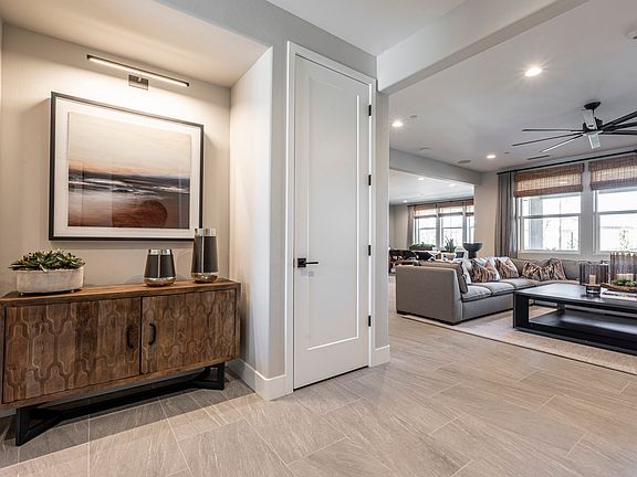 Foyer leads to main living areas