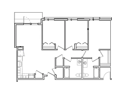 Floor plan 3 Bedroom
