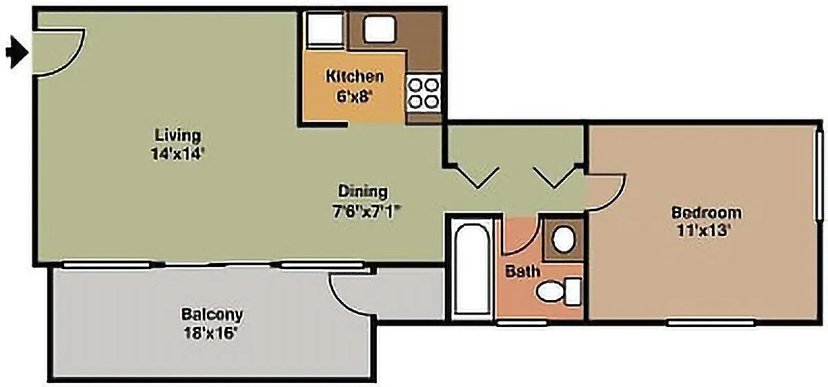 Floor plan Keswick