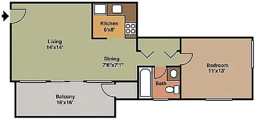 Floor plan Keswick