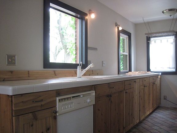 Tile counter-tops and floor