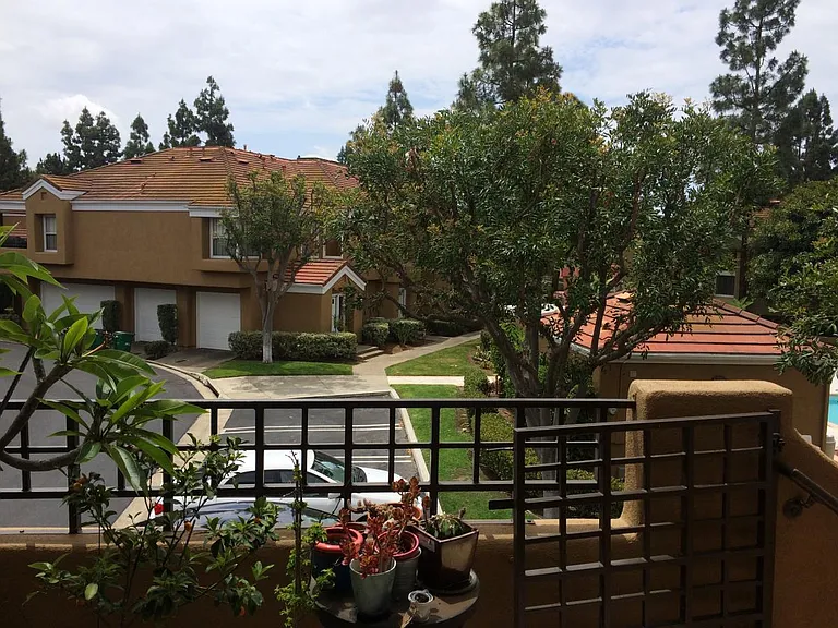 View from balcony.