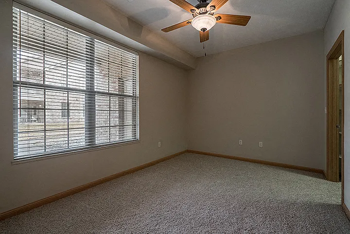 Large bedroom windows let in tons of light.